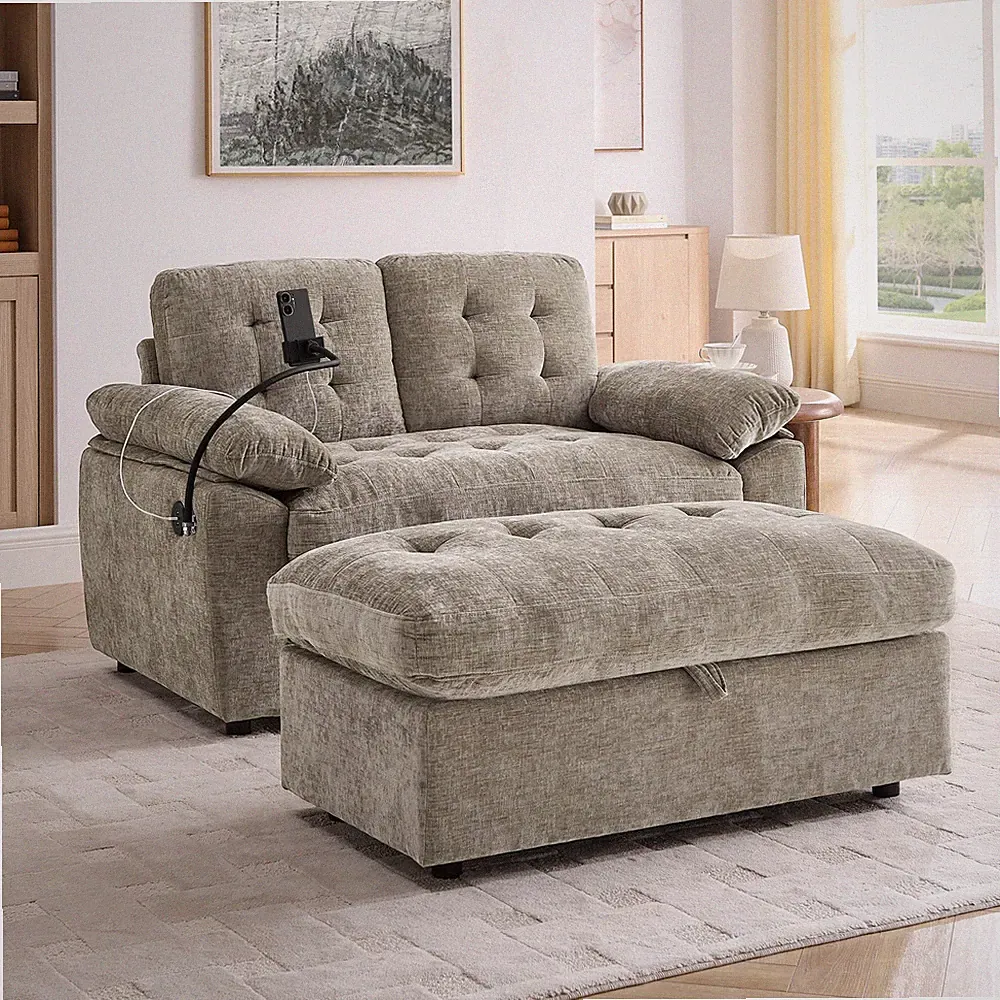 Fabric Chaise